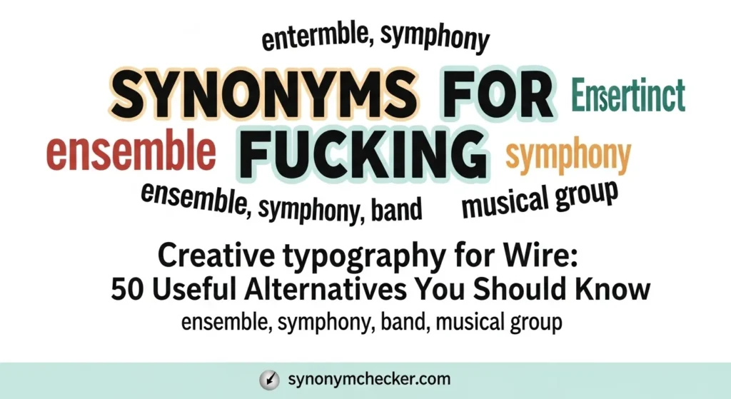 Synonyms for Fucking