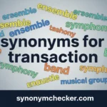 synonyms for transaction