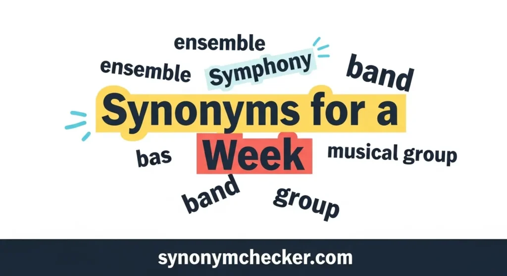Synonyms for Week