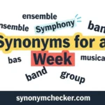 Synonyms for Week