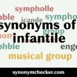 synonyms of infantile