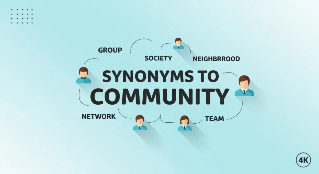 synonyms to community