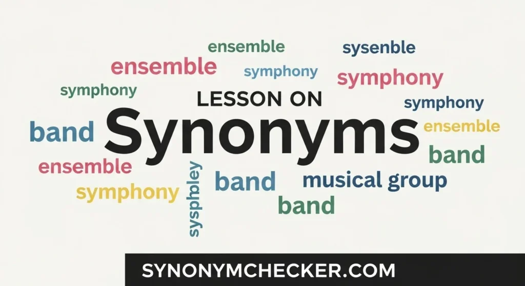 Lesson on Synonyms