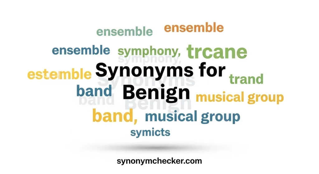 Synonyms for Benign