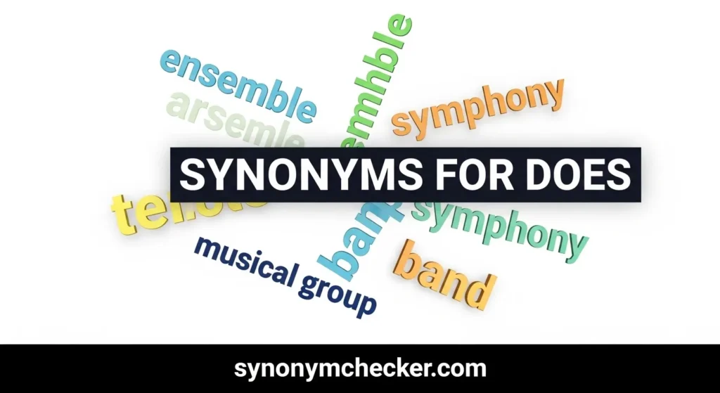 Synonyms for Does