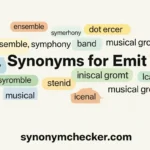 Synonyms for Emit
