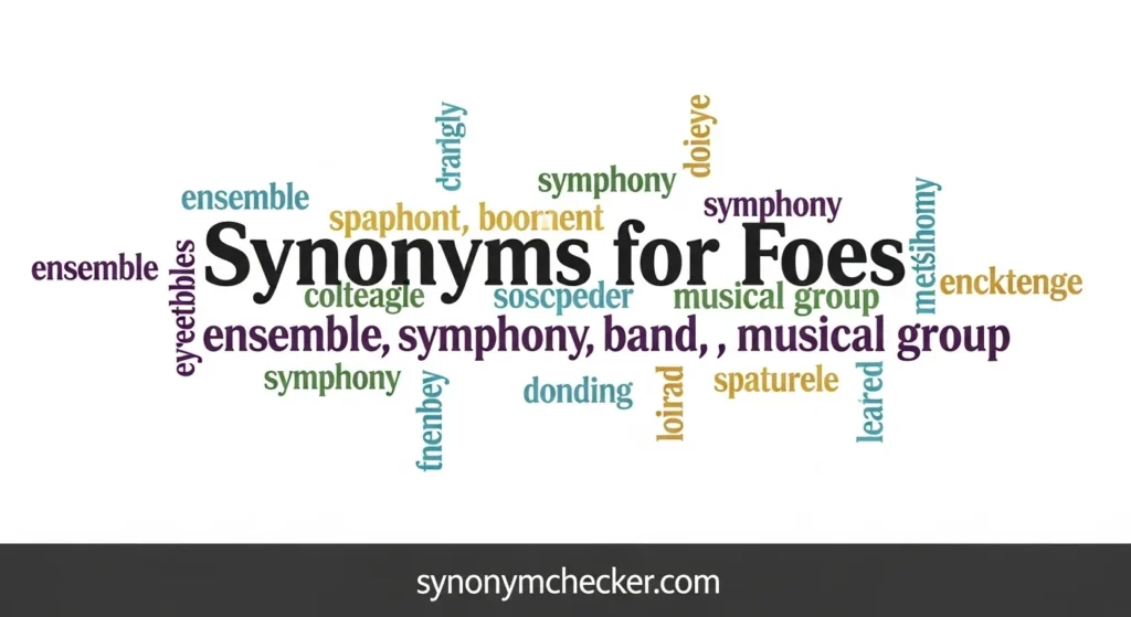 Synonyms for Foes