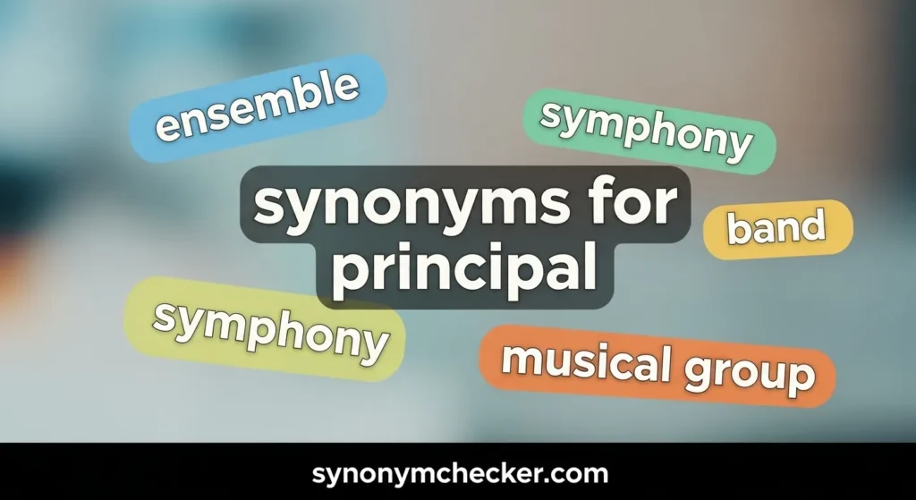 synonyms for principal