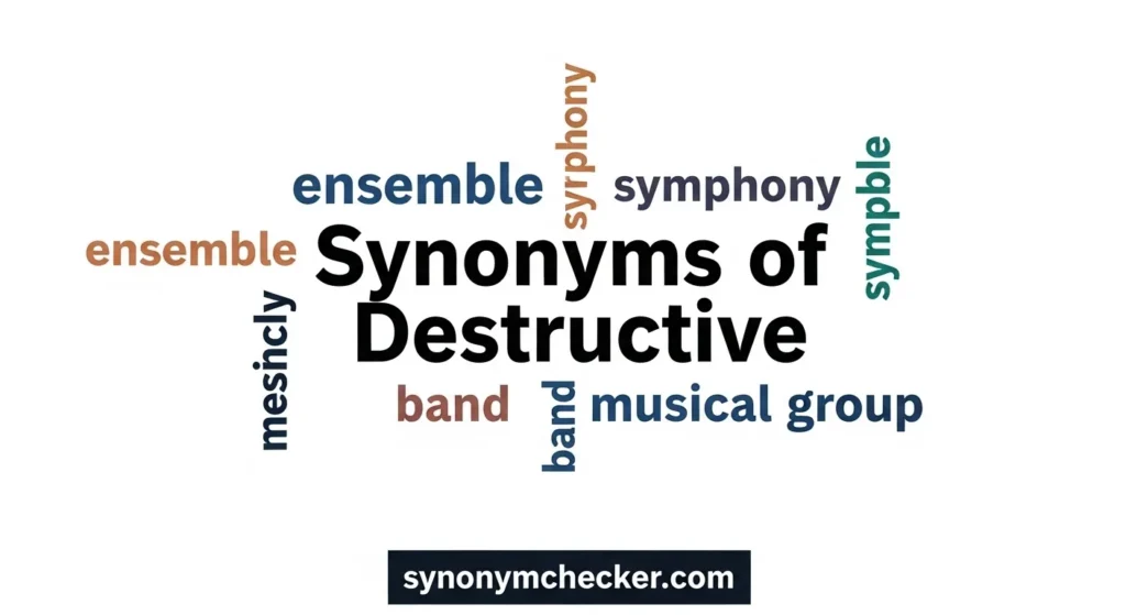 Synonyms of Destructive