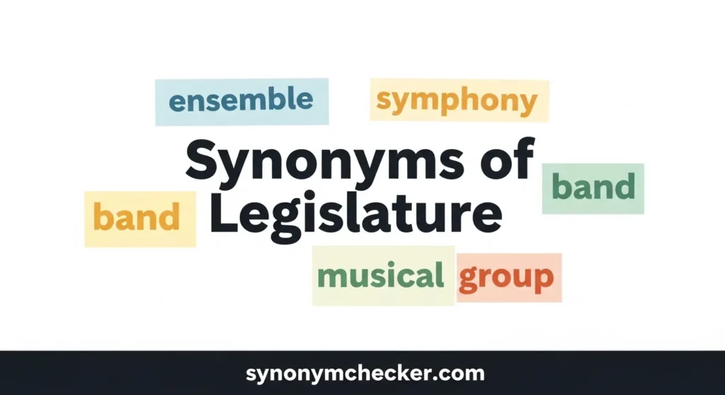 Synonyms of Legislature