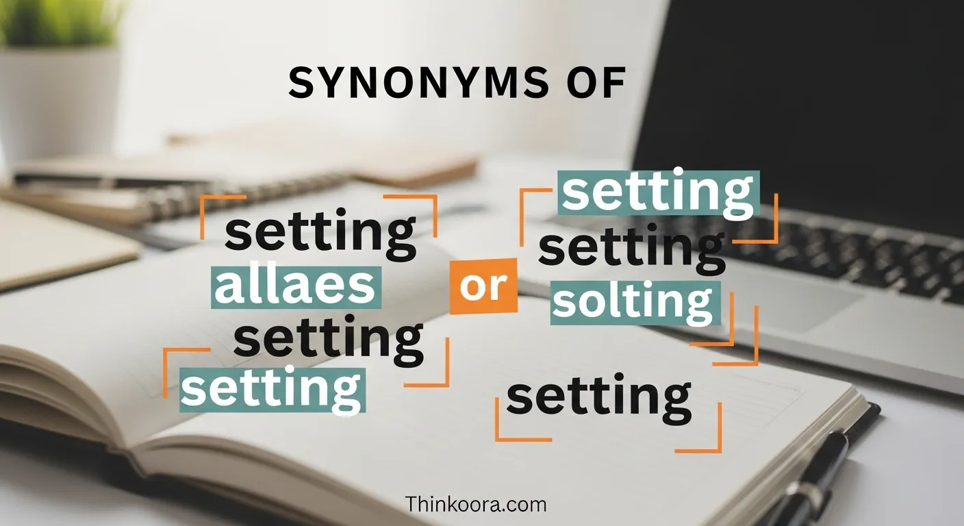 Synonyms of Setting