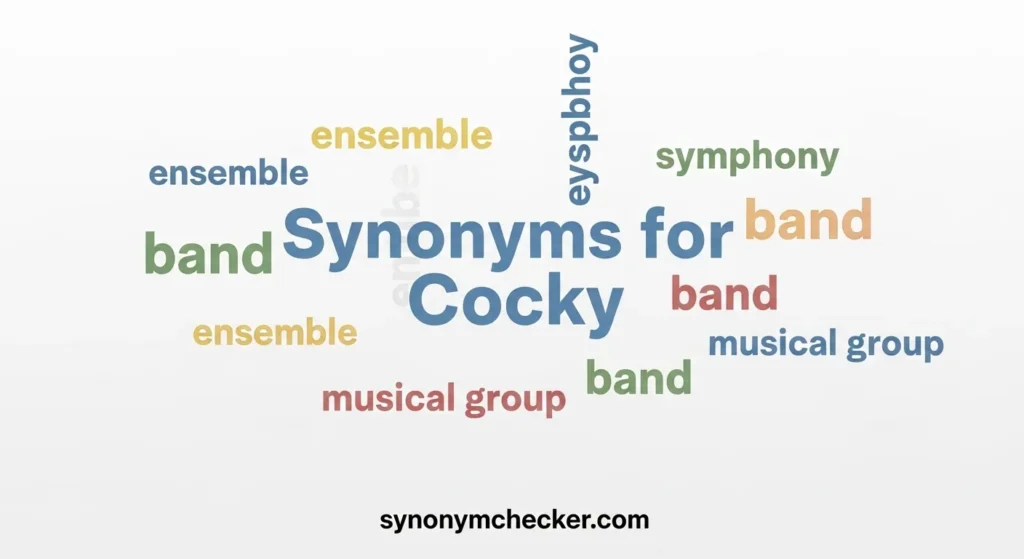 Synonyms for Cocky