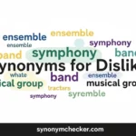 Synonyms for Dislike