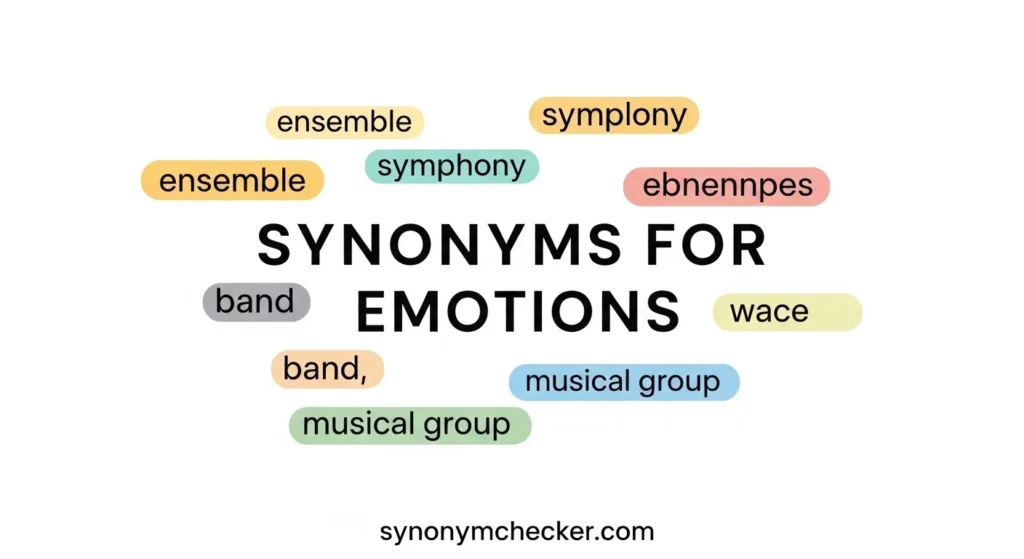 Synonyms for Emotions