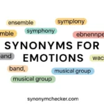Synonyms for Emotions
