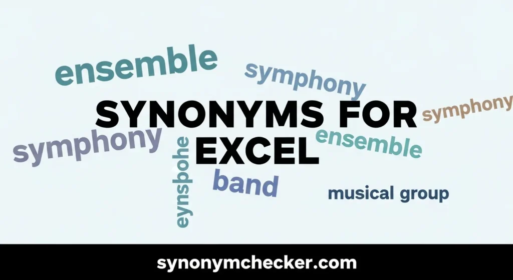 Synonyms for Excel