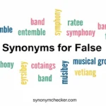 Synonyms for False