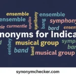 Synonyms for Indicate
