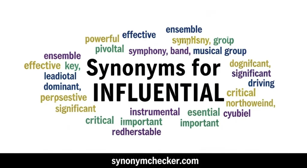 Synonyms for Influential