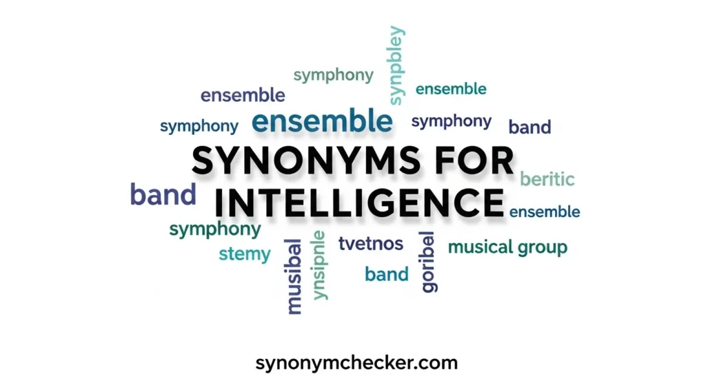 Synonyms for Intelligence