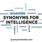 Synonyms for Intelligence
