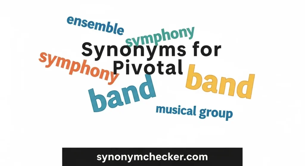 Synonyms for Pivotal