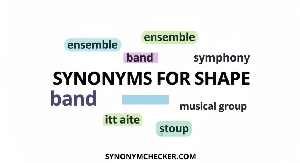 Synonyms for Shape
