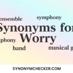 Synonyms for Worry
