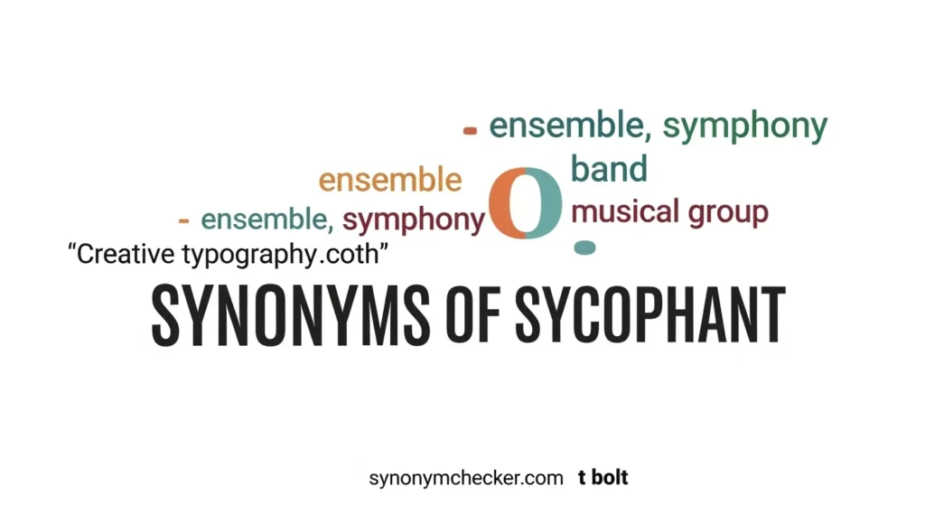 Synonyms of Sycophant
