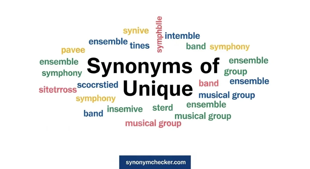 Synonyms of Unique