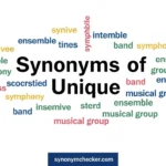 Synonyms of Unique