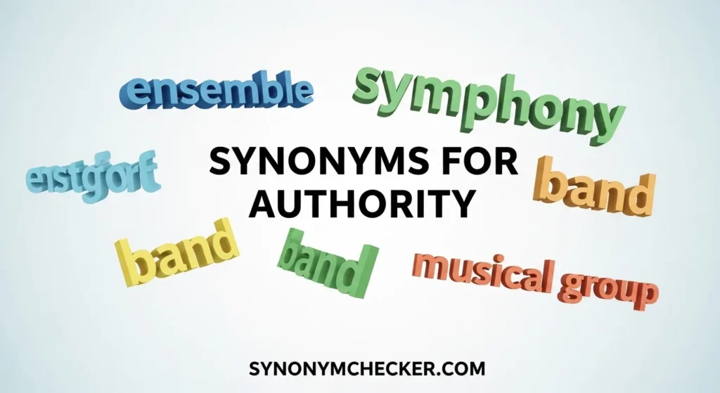 Synonyms for Authority