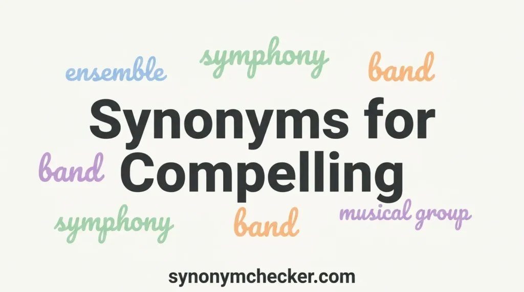 Synonyms for Compelling