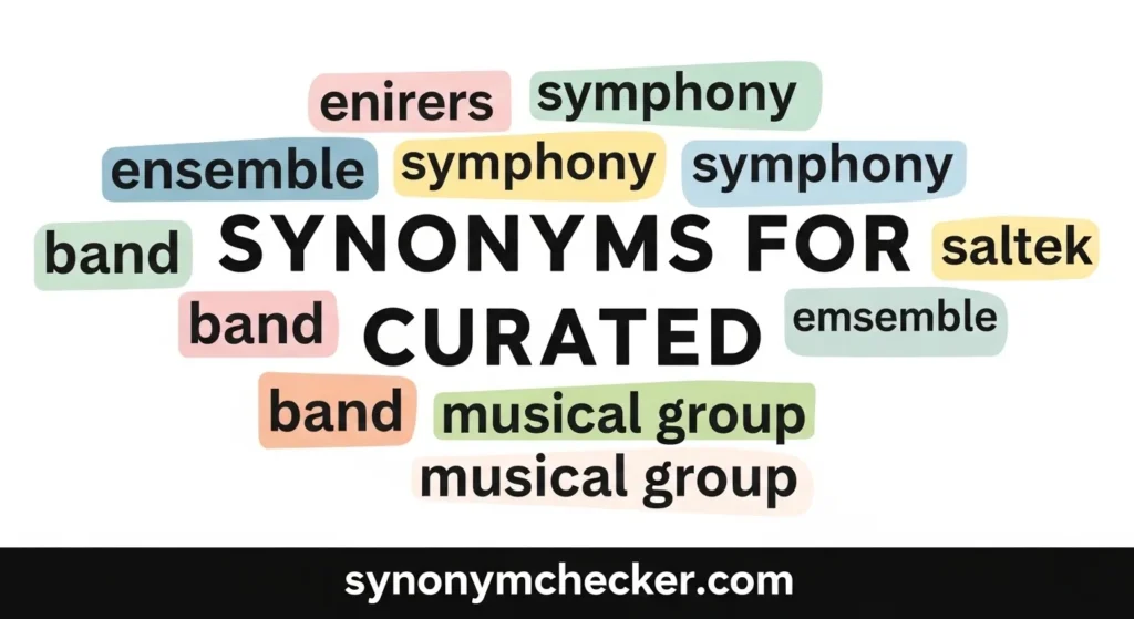 Synonyms for Curated