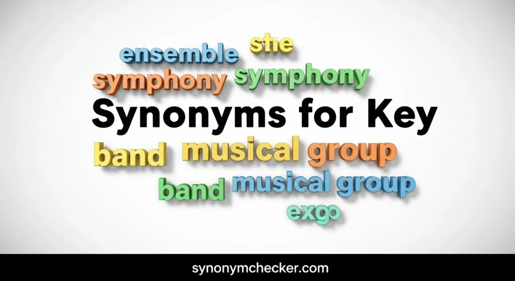Synonyms for Key