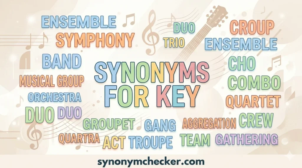Synonyms for Key