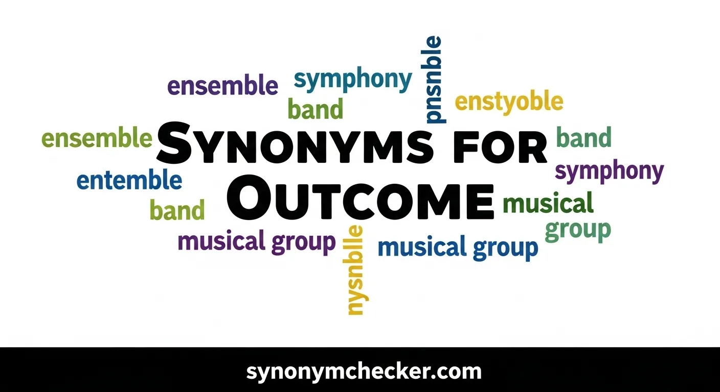 Synonyms for Outcome