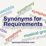 Synonyms for Requirements