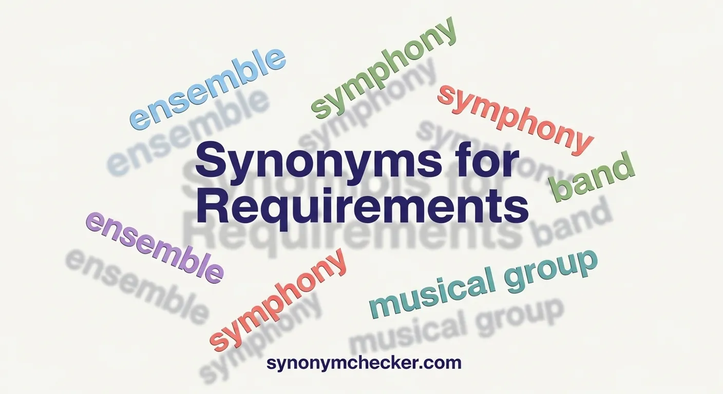 Synonyms for Requirements
