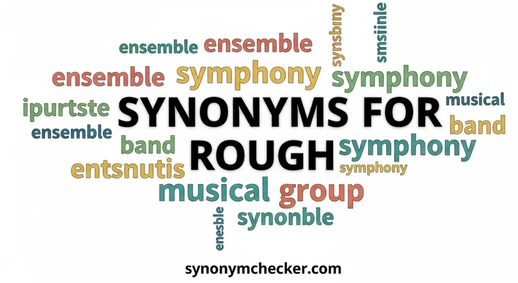 Synonyms for Rough