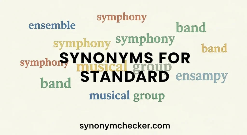 Synonyms for Standard