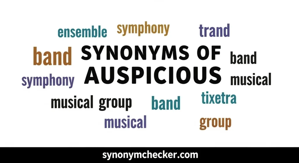 Synonyms of Auspicious