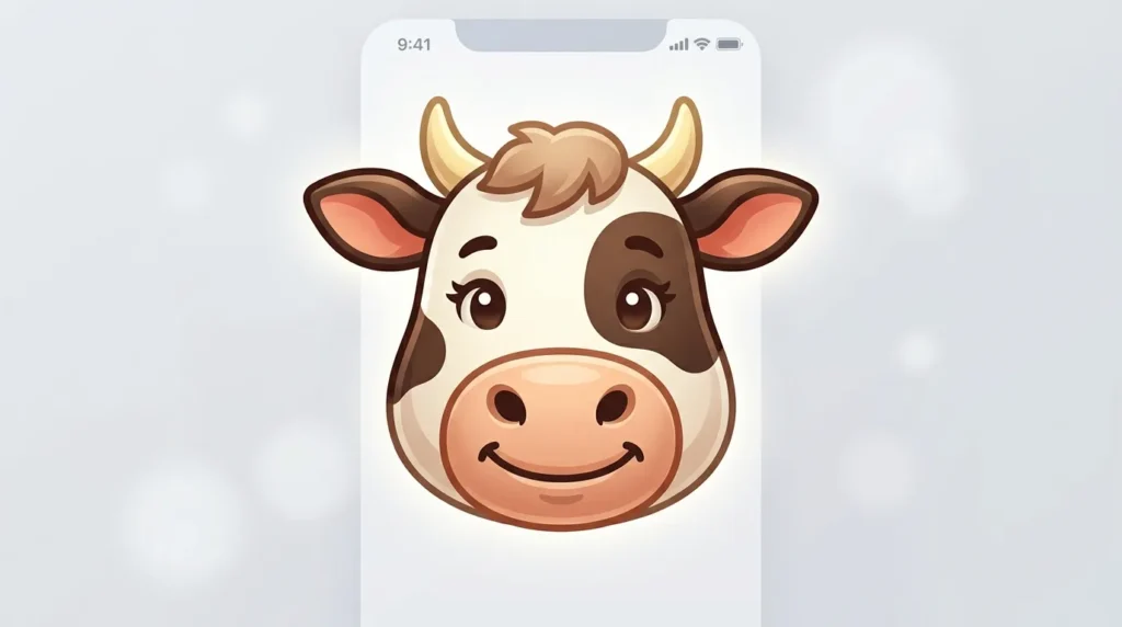 Cow emoji