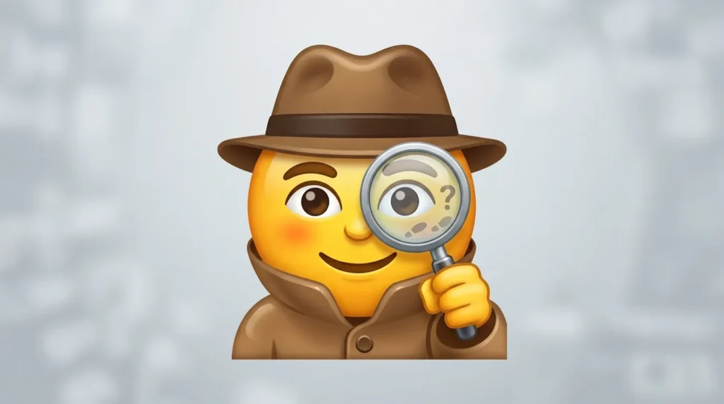 Detective emoji